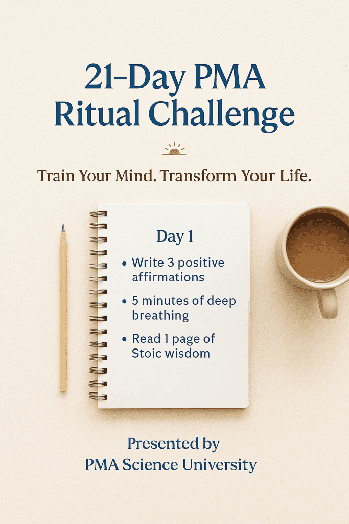 21-Day PMA Ritual Challenge - PMA Science University